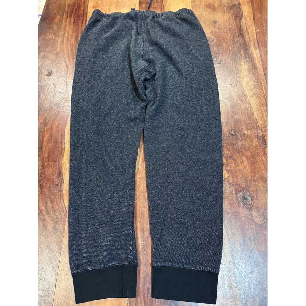 ROOTS sweatpants women size Medium charcoal grey salt and pepper joggers Beaver